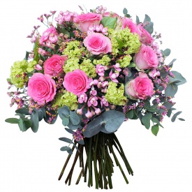 еустома букет 01