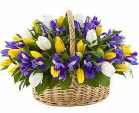 Кошики квітів