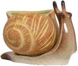 квітковий горщик равлик